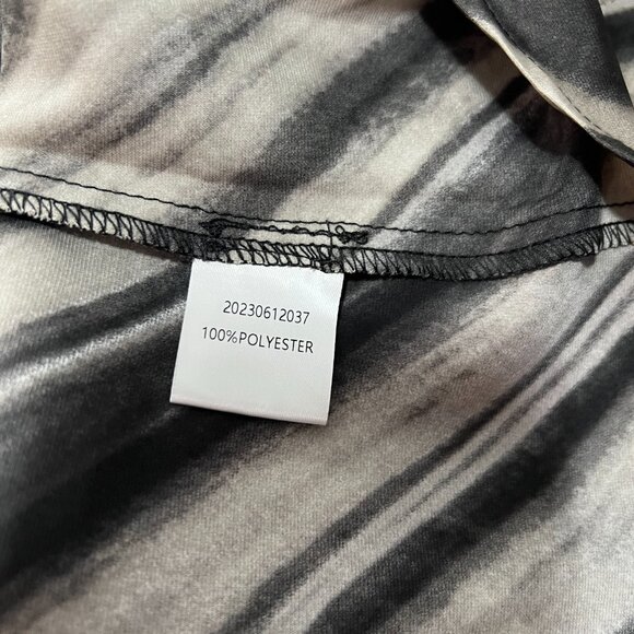 Blank Slip Skirt Satin Stripe Midi Size Small New Pull On - Picture 5 of 5